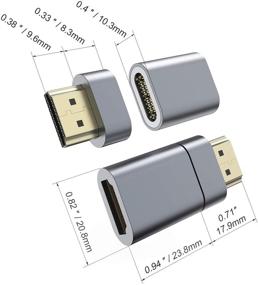 img 2 attached to Магнитный адаптер HDMI, 20 контактов, гнездо