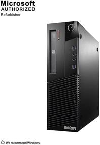 img 3 attached to Renewed Lenovo ThinkCentre M83 Small Form High Performance Business Desktop PC (Intel Core i5-4570 3.2GHz, 8GB DDR3 RAM, 240GB SSD, DVD-ROM, WiFi, Windows 10 Pro)