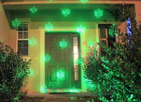 img 4 attached to 🕎 Laser Lights for Chanukah: Enhanced Outdoor Home Decoration & Hanukkah Lights Show