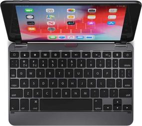 img 4 attached to Brydge 7.9 Keyboard for iPad Mini 4th and 5th Generation - Aluminum, Wireless, Rotating Hinges, 180 Degree Viewing (Space Gray)