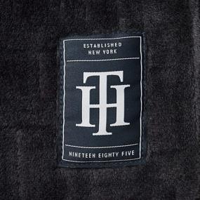 img 1 attached to Tommy Hilfiger Grid Blanket Obsidian