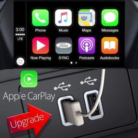 img 1 attached to 🔵 Bestycar Dual USB Interface Module - Genuine & Compatible with Ford CARPLAY SYNC 3 Only - HC3Z-19A387-B Blue