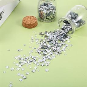 img 2 attached to ✨ Sparkling Silver Star Confetti: Perfect Table Decoration for Weddings & Birthday Parties - 60g / 2.1oz