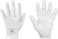 🏌️ bionic glove ladies stablegrip golf glove: enhanced performance and natural fit in white – regular size логотип