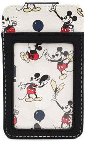 img 1 attached to 🎈 Disney Mickey Mouse Balloon All Over Print Card Holder Wallet by Loungefly