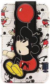 img 2 attached to 🎈 Disney Mickey Mouse Balloon All Over Print Card Holder Wallet by Loungefly