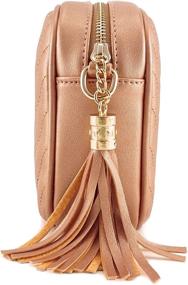 img 2 attached to 👜 Stylish Shoulder Crossbody Bag with Tassel Zipper - Women's Handbags, Wallets, and Crossbody Bags