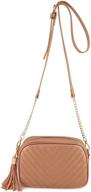 👜 stylish shoulder crossbody bag with tassel zipper - women's handbags, wallets, and crossbody bags logo