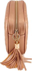 img 1 attached to 👜 Stylish Shoulder Crossbody Bag with Tassel Zipper - Women's Handbags, Wallets, and Crossbody Bags