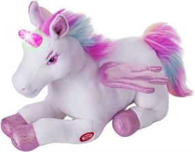 img 4 attached to 🦄 Magical Unicorn Stuffed Animal with Flapping Wings - Embark on Enchanting Adventures!