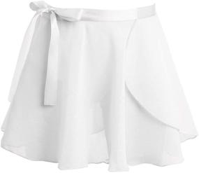 img 4 attached to 🩰 Freebily Chiffon Classic Ballerina Costume - Girls' Skirts & Skorts Collection