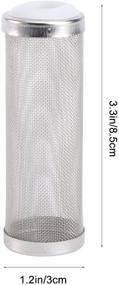 img 2 attached to 🐠 12mm Stainless Steel Mesh Filter Media Cover for Aquarium Percolator - POPETPOP