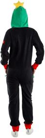 img 3 attached to 🎄 Cozy Women's Christmas Tree Toss Game Jumpsuit - Funny Christmas Tree Game Onesie for a Fun-filled Holiday