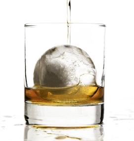 img 2 attached to glacio Round Ice Cube Molds: Whiskey Ice Sphere Maker for Perfect 2.5 Inch Ice Balls - 2 Pack