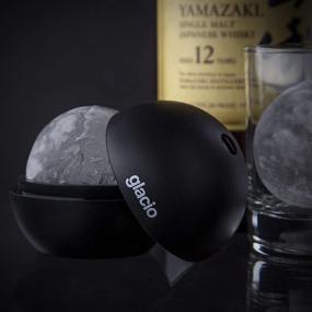 img 3 attached to glacio Round Ice Cube Molds: Whiskey Ice Sphere Maker for Perfect 2.5 Inch Ice Balls - 2 Pack