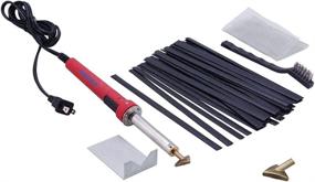 img 4 attached to 🔧 Massca Plastic Welding Kit: Repair & Create with Rods, Mesh, Hot Iron Stand & Brush - DIY or Pro, Portable Use - 80W
