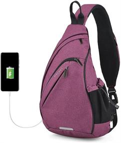 img 4 attached to Shoulder Multi Pocket Crossbody Lightweight Daypacks 19 Outdoor Recreation