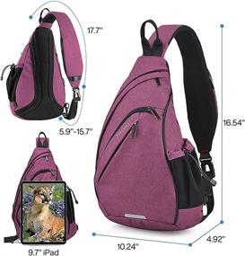 img 3 attached to Shoulder Multi Pocket Crossbody Lightweight Daypacks 19 Outdoor Recreation