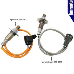 img 2 attached to 🔧 Набор датчиков воздушного топливного соотношения O2 для Subaru Impreza, Legacy, Forester, Outback и Saab 9-2X 2.5L-H4 (2006-2011) - датчики Upstream & Downstream - 234-9123, 234-4445