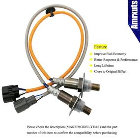 img 3 attached to 🔧 Набор датчиков воздушного топливного соотношения O2 для Subaru Impreza, Legacy, Forester, Outback и Saab 9-2X 2.5L-H4 (2006-2011) - датчики Upstream & Downstream - 234-9123, 234-4445