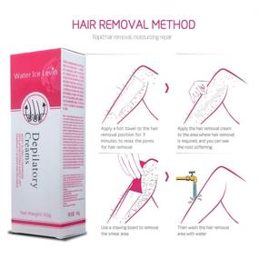 img 1 attached to Painless Hair Removal Cream - Everydaynice Women Men's Premium Depilatory Cream for Smooth and Flawless Skin