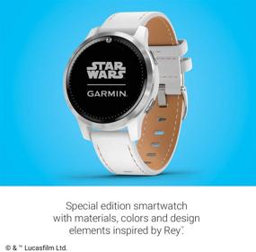 img 2 attached to 🌟 Discover the Force with Garmin Legacy Saga Series: Star Wars Rey Inspired Premium Smartwatch - Jedi White Elements and Rey Inspired App Experience!