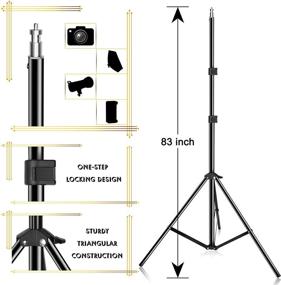 img 3 attached to 💡 Комплект освещения в мягкомбоксе Gloshooting: профессиональное оборудование для студийной фотографии мощностью 105 Вт с лампой 5500К для коммерческих работ, модных съемок и портретов