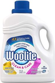 img 4 attached to Woolite Gentle Cycle Liquid Laundry Detergent - Sparkling Falls Scent, 75oz/50 loads