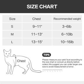 img 3 attached to 🐱 Glorisun Cat Sleeveless Shirt: The Ultimate Breathable E-Collar Alternative for Cats' Post-Surgery Recovery