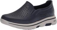 skechers mens loafer black white men's shoes logo