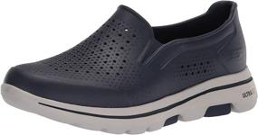 img 4 attached to Skechers Mens Loafer Black White Men's Shoes