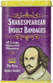 img 2 attached to 🩹 2-Pack Accoutrements Shakespearean Insult Bandages in Tins
