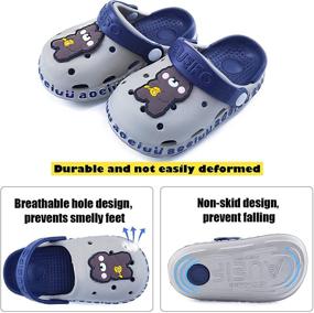 img 3 attached to 👞 HQCITY Toddlers Garden Clogs Slippers: Boys' Shoes for Comfort & Style