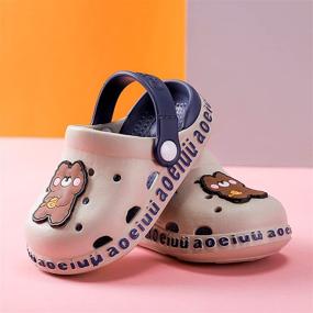 img 1 attached to 👞 HQCITY Toddlers Garden Clogs Slippers: Boys' Shoes for Comfort & Style
