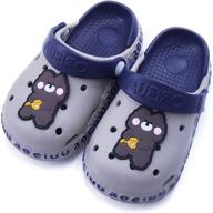 👞 hqcity toddlers garden clogs slippers: boys' shoes for comfort & style logo