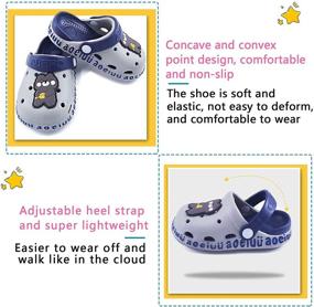 img 2 attached to 👞 HQCITY Toddlers Garden Clogs Slippers: Boys' Shoes for Comfort & Style