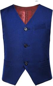 img 2 attached to 👔 Lycody Boys Vest Set: Perfect Formal Dress Suits for Wedding Outfits & Dresswear