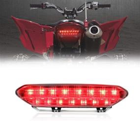 img 4 attached to Акмтис задний фонарь LED с тормозным светом для ATV 2006-2009 Yamaha YFZ450 (красный)