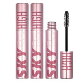 img 4 attached to 💦 Fiber Lash Mascara Waterproof - Get Dense, Voluminous, Lengthy Lashes with Extra High Blast - 2pcs, Black, 0.27 Fl Oz