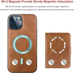 img 2 attached to Bocasal Compatible Magnetic Detachable Kickstand Cell Phones & Accessories and Cases, Holsters & Clips