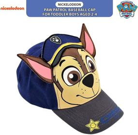 img 1 attached to 🧢 Playful Paw Patrol Baseball Cap: Chase & Marshall | Boys Toddler Cotton Hat