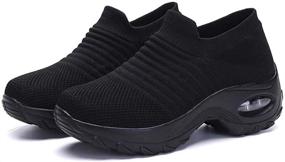 img 4 attached to Cenim Women's Walking Sneakers: Athletic Breathable Shoes for Active Lifestyles