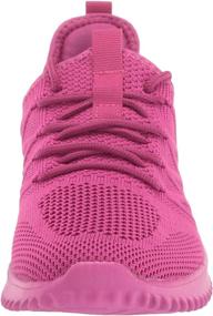 img 3 attached to 👟 Socviis Women's Lightweight Sneakers for Walking, Running, Casual Wear – Tennis Shoes with Platformsole for Girls, Ladies. Ideal Clothes for Trendy Trainers.