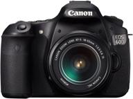 international version canon eos 60d 18 mp cmos digital slr camera with ef-s 18-55mm f/3.5-5.6 is lens kit logo