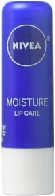 img 4 attached to 💧 Nivea Moisture Lip Care 0.17 OZ (упаковка из 3 шт.): Увлажняющий бальзам для гладких и питательных губ