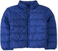 🧥 детская куртка boys' puffer jacket от children's place 4: уютная зимняя верхняя одежда для мальчиков. логотип