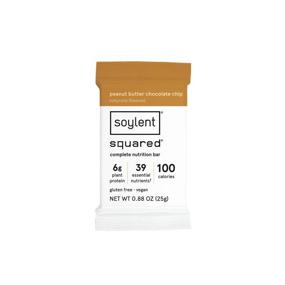 img 4 attached to 🍫 24 Пачка батончиков Soylent Squared без глютена веганского протеина с ароматом арахисового масла и шоколадными чипсами: полноценное питание