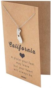 img 2 attached to Quan Jewelry California Necklace Inspirational