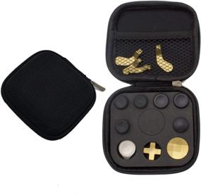 img 2 attached to 🎮 EasEmer Plating Elite Series 2 Xbox One Controller Upgrade Kit - 13-in-1 Metal Interchangeable Thumbsticks, Joysticks, Trigger Paddles, and Dpads - Gold Plated