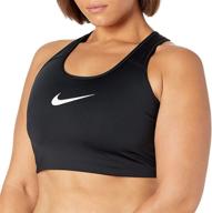 nike women's victory compression sports bra - enhance your athletic performance logo